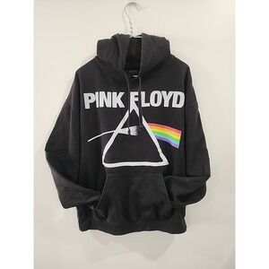 Pink Floyd Hoodie Mens XL Black Sweatshirt Dark Side Of The Moon Sweater Music